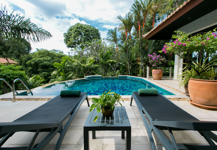 Sport & Beauty 2, Katamanda Villa Chanti pool with gardens near Kata beach, Pulau Phuket