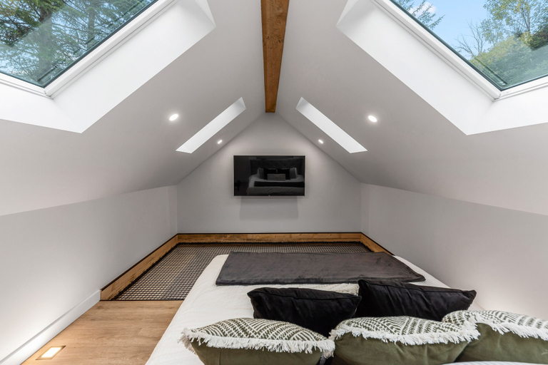 Bedroom 2, Les Petits Chalets, Les Laurentides