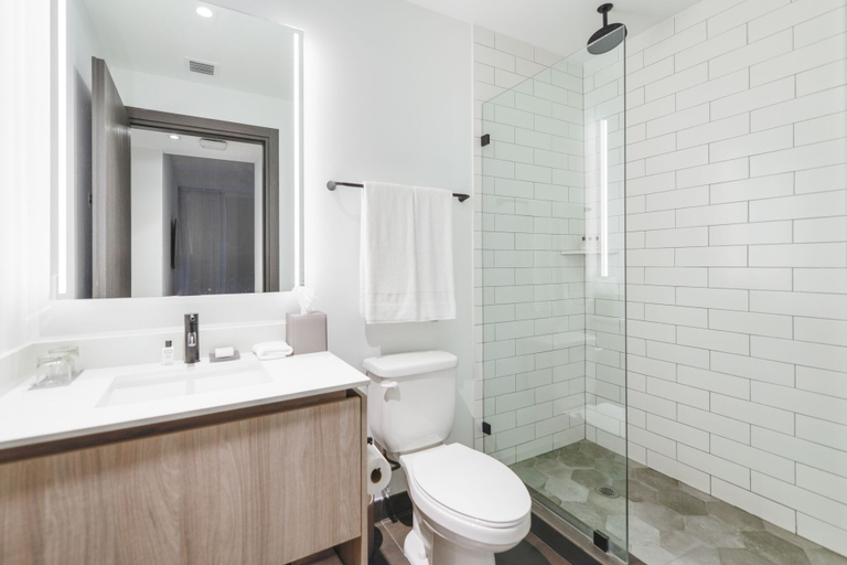 Bathroom 3, Front Row Bay Views from your Apt, Miami-Dade