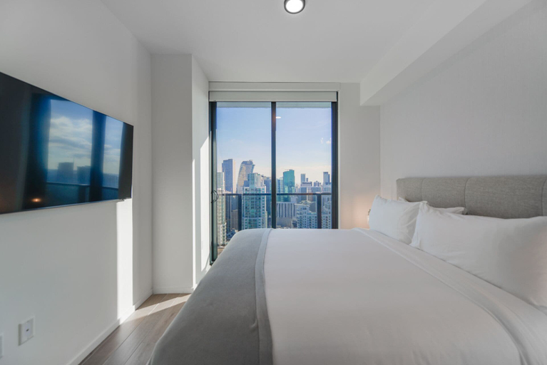Bedroom 2, Bayside Apt with Impressive City Views, Miami-Dade