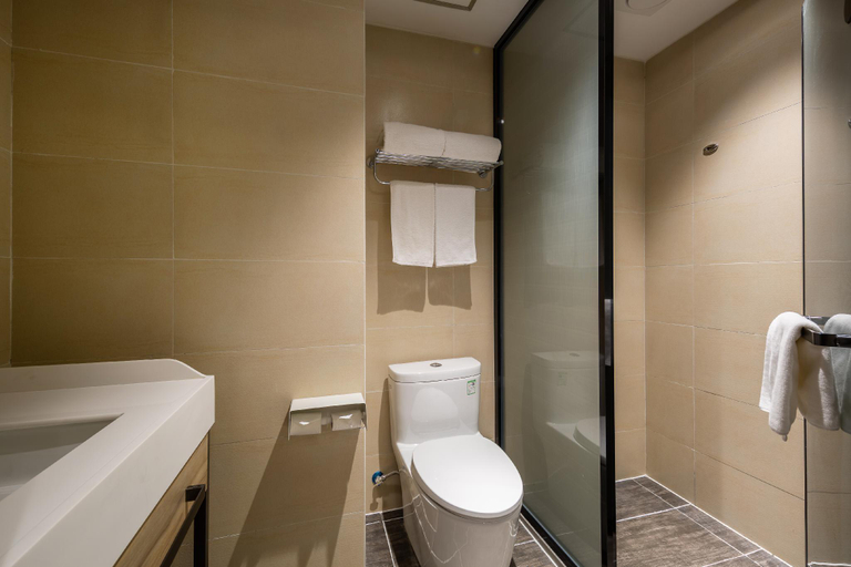 Bathroom 3, Hanting Hotel Jinan Laiwu Yingmou East Street, Laiwu