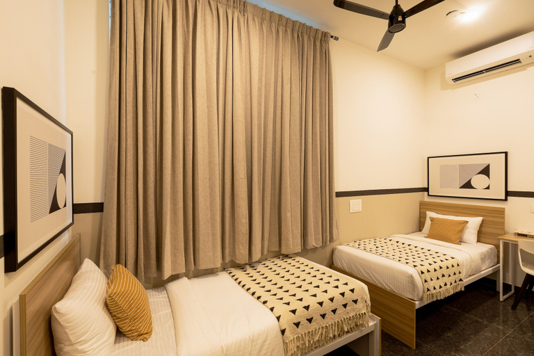 Bedroom 4, Olive Zip Domlur by Embassy Group, Bangalore