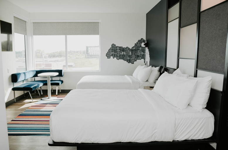 Bedroom 4, Aloft by Marriott Omaha West, Douglas