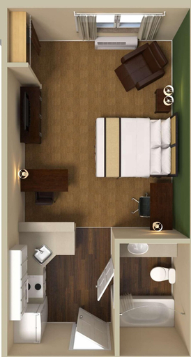 Bathroom 4, Extended Stay America Select Suites Lexington Park Pax River, Saint Mary's