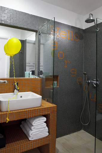 Bathroom 4, Acqua Vatos Santorini Hotel, South Aegean