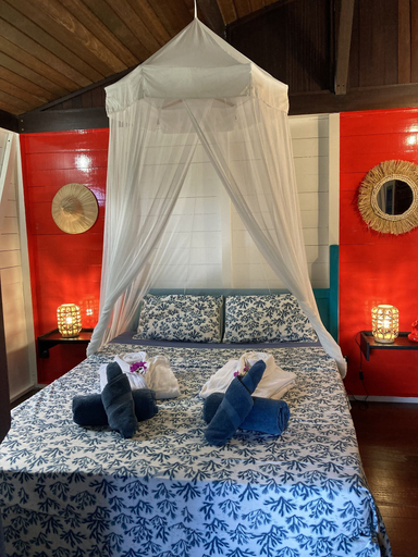 Bedroom 3, Piton Bungalows Ecolodges, Deshaies