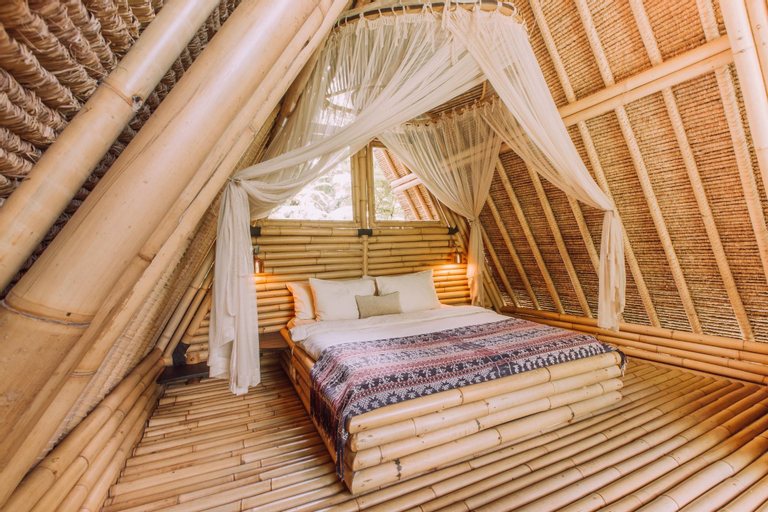 Bedroom 3, Hideout Eco Bamboo House Bali, Karangasem