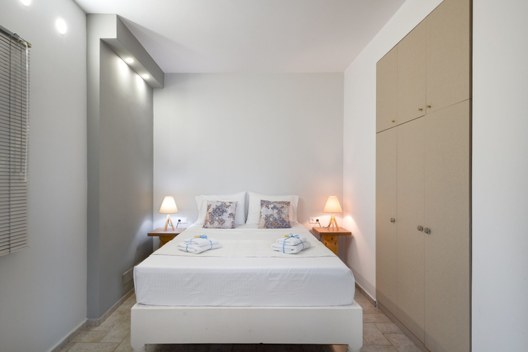 Bedroom 3, Aegean Apartments, Crete