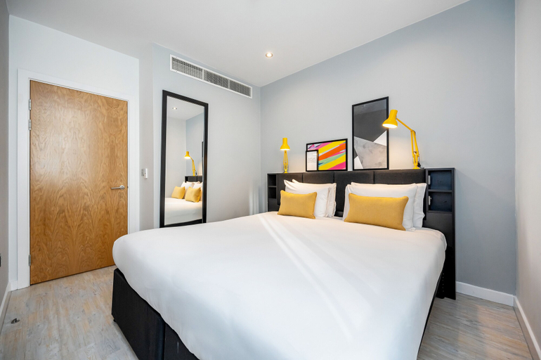 Bedroom 3, Staycity Aparthotels, Liverpool, Waterfront, Sefton