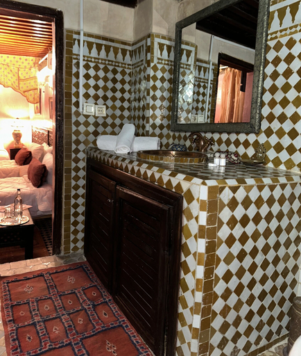 Bathroom 5, Palais Al Firdaous, Fès