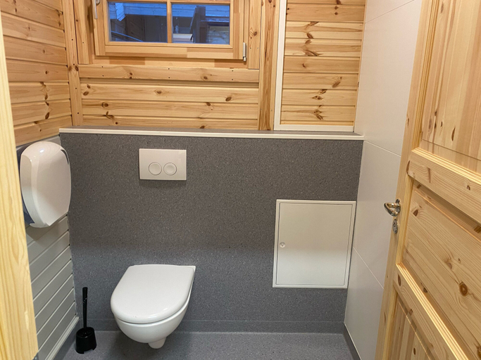 Bathroom 4, Fossatún Camping Pods & cottages – Sleeping bag accommodation, Borgarfjarðarsveit