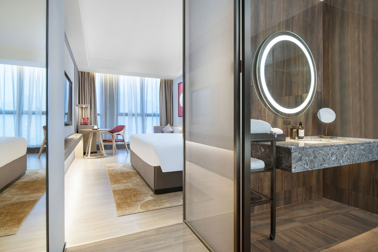 Bathroom 3, Echeng Hotel Shenzhen Tian'an Yungu, Shenzhen