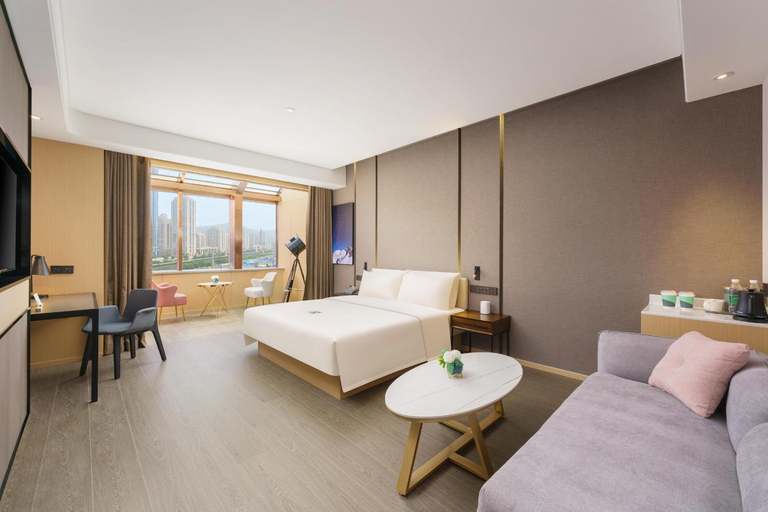 Bedroom 2, Atour S Hotel Dalian Xinghai Plaza, Dalian