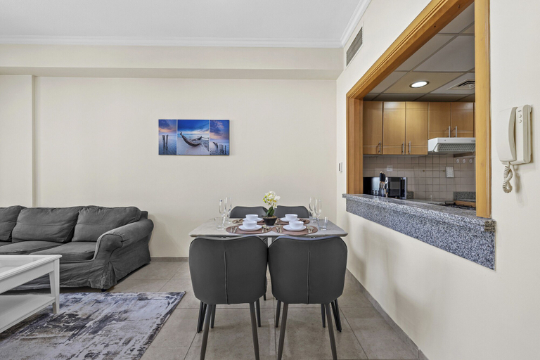 Dining room 4, Pure Living - Cozy Apartment With Balcony In Silicon Oasis, Dubai