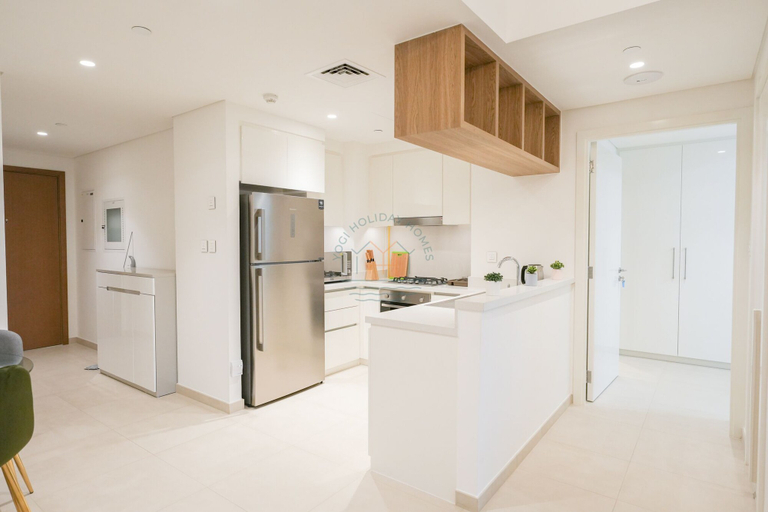 Private kitchen 3, Yogi - Modern 2BR Apartment with Stunning Dubai Fountain, Dubai