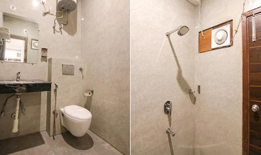 Bathroom 2, FabHotel Aerosky Inn, Delhi