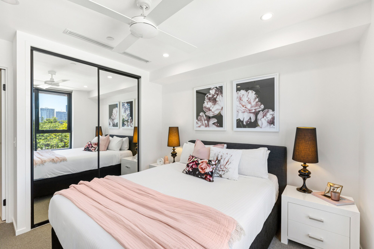 Bedroom 2, The Monterey Apartments by Urban Rest, Brisbane