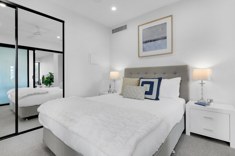 Bedroom 3, The Monterey Apartments by Urban Rest, Brisbane