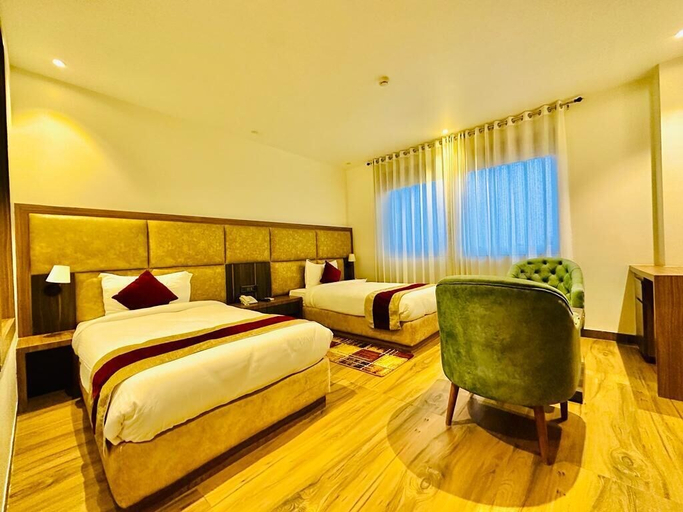 Bedroom 2, Asian Buddha Hotel, Lumbini