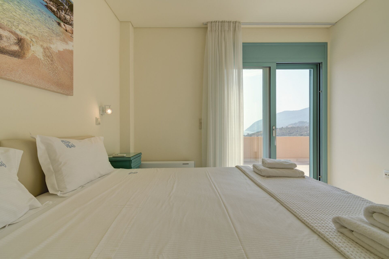 Bedroom 3, Ouzo Panoramic Houses 2, with private pool, North Aegean