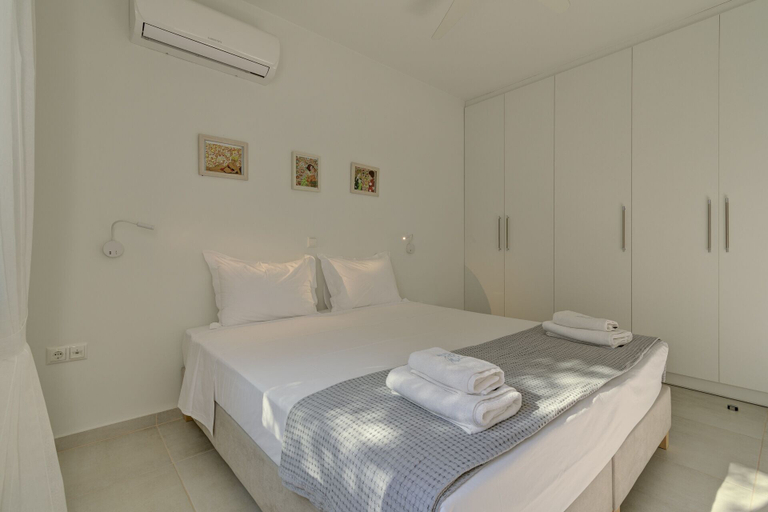 Bedroom 3, Ouzo Stone House 2, with private pool, North Aegean
