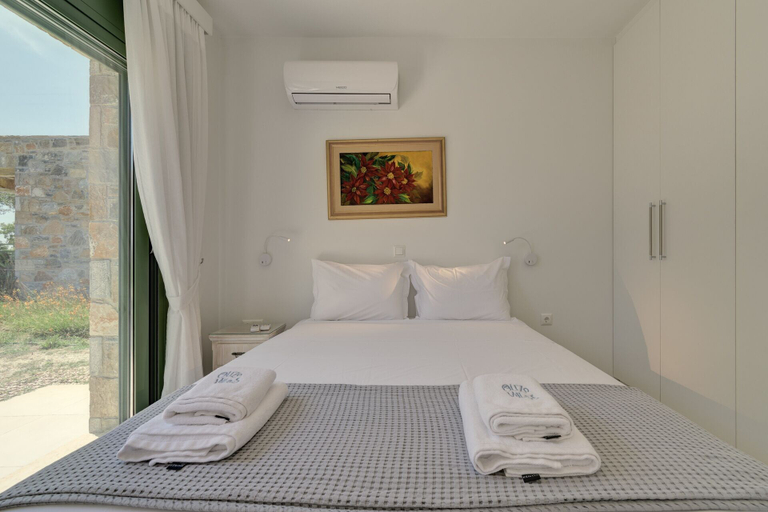 Bedroom 3, Ouzo Stone House 1, with private pool, North Aegean