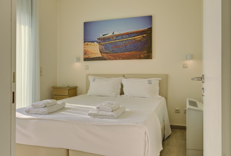 Bedroom 4, Ouzo Panoramic Houses 2, with private pool, North Aegean