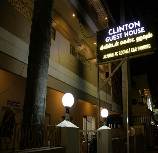 Exterior view 2, Clinton Guest House, Puducherry