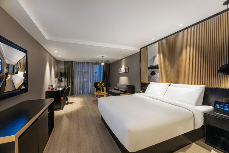 Bedroom 2, Orange Hotel Qidong Wenfeng World, Nantong