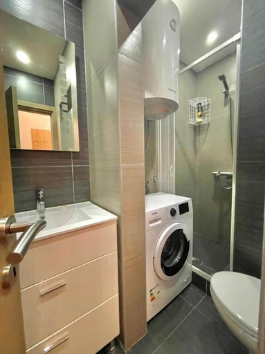 Bathroom, Seaview Couple Studio with pool Przno