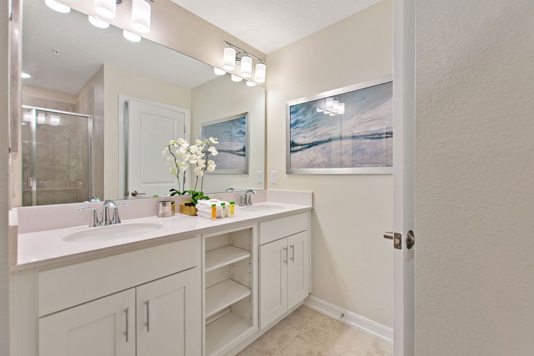 Bathroom 4, Decadent Penguin - Storey Lake by Shine Villas #704, Osceola