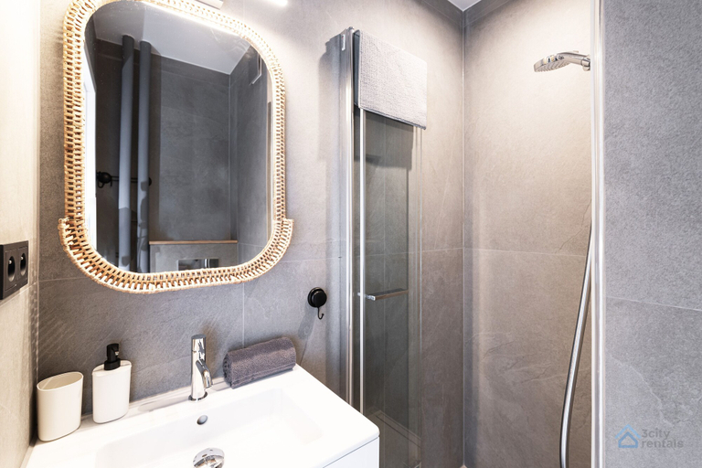 Bathroom, Samba by 3City Rentals, Gdańsk City