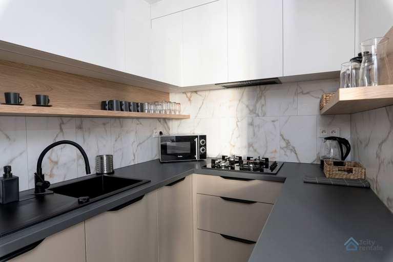 Private kitchen, Samba by 3City Rentals, Gdańsk City