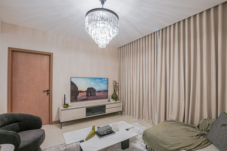 Living area 5, Modern 2BR HighFloor Haven - Vida Marina, Dubai