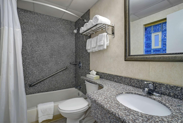 Bathroom 4, Motel 6 Washington, PA, Washington