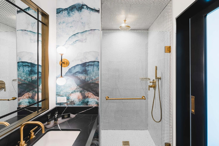 Bathroom 5, The Godfrey Hotel Hollywood, Los Angeles