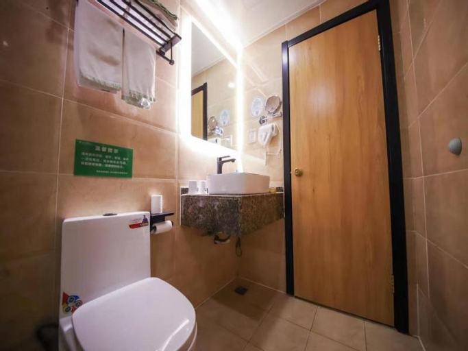 Bedroom 2, GreenTree Inn Hefei Shushan District West Wangjiang Road Qianshan Road Express Hotel, Hefei