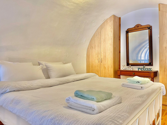 Bedroom 2, Pitini 2 - Seafront - Harbour view, South Aegean