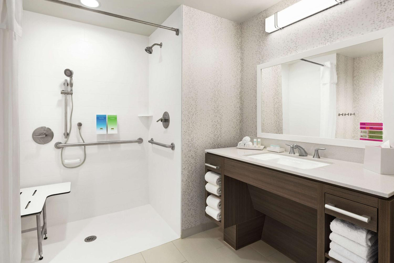 Bathroom 4, Home2 Suites by Hilton Colorado Springs South, El Paso