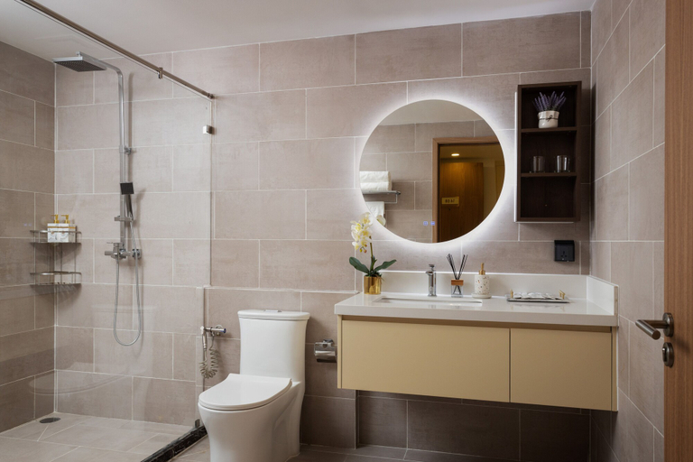 Bathroom 5, TK Central Serviced Apartments, Phnom Penh