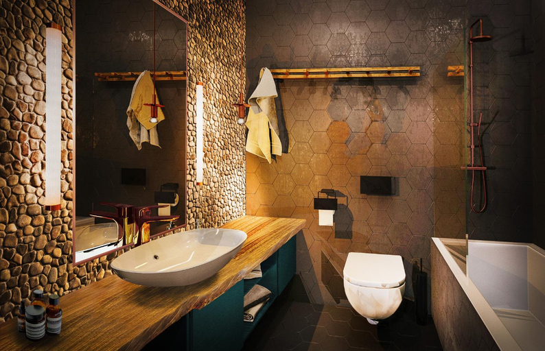 Bathroom 5, Huus Gstaad, Saanen