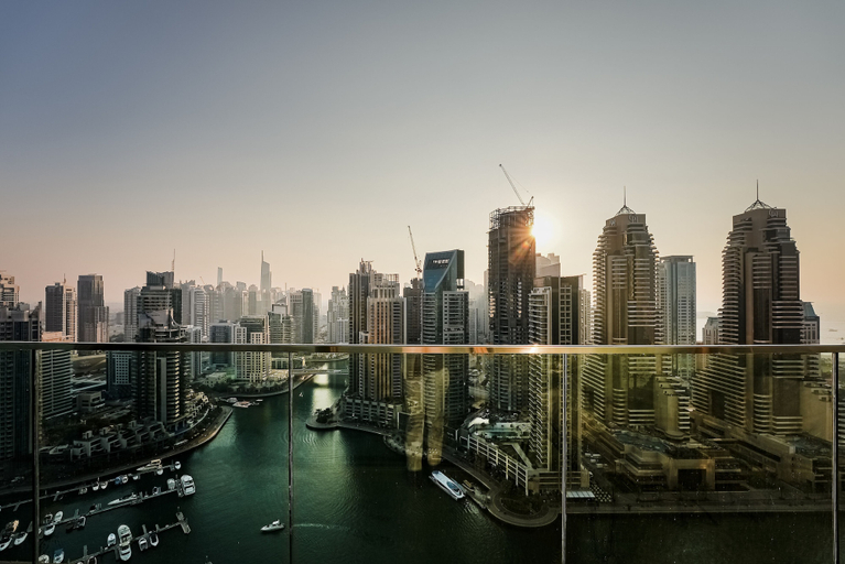 Balcony view 3, Luxe Living - Spacious 2BR - Marina Gate, Dubai
