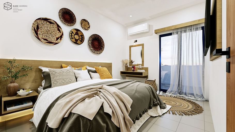 Bedroom 4, Cretan Seaside Boutique Hotel, Crete