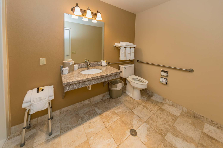 Bathroom 3, Mill Village Motel, Pierce