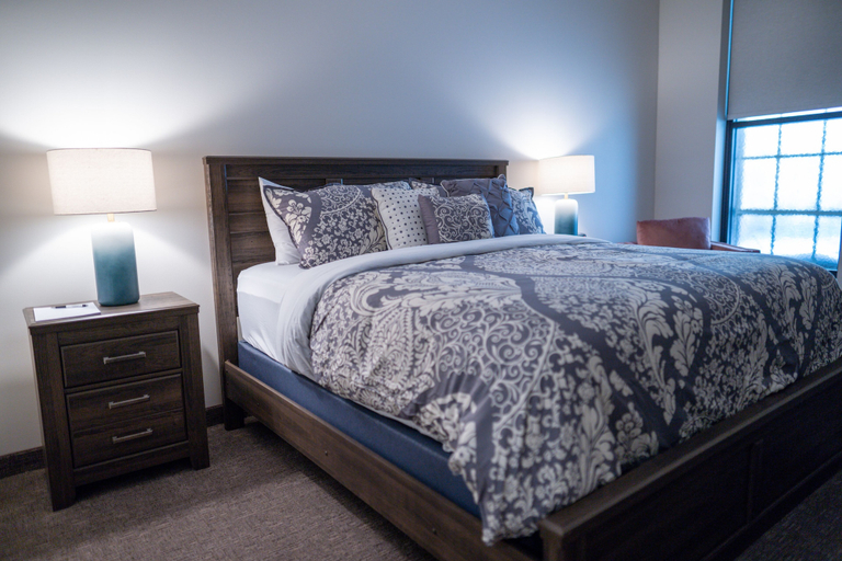 Bedroom 2, The Alonzo Ward Hotel, Brown