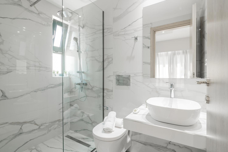 Bathroom 4, Natura Verde Villas, Ionian Islands