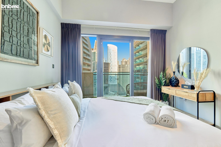 Bedroom, bnbme | Merano Tower | 1 BDR, Dubai