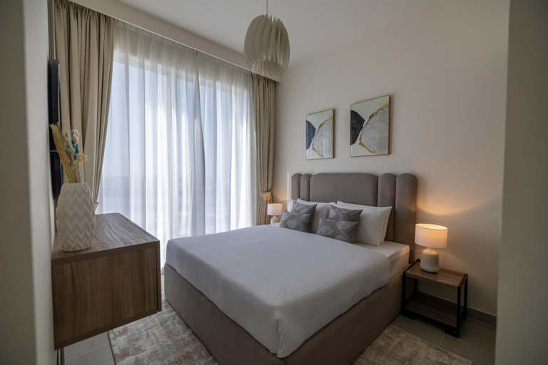 Bedroom 2, HomesGetaway-Luxury1BR in Forte Downtown, Dubai
