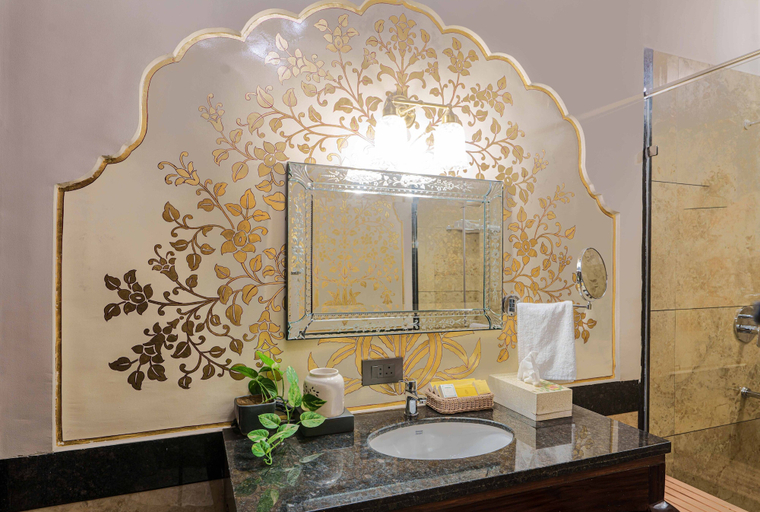Bathroom, ama Stays & Trails Adbhut Mahal, Jaipur, Jaipur