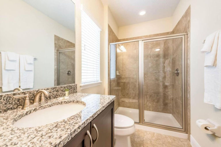 Bathroom 4, Refurbished Lux 6 Bed Golf Views at Reunion Resort by Shine Villas, Osceola
